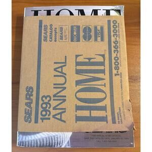 1993 Annual Home Catalog Sears & Roebuck with Original Wrap Good Condition